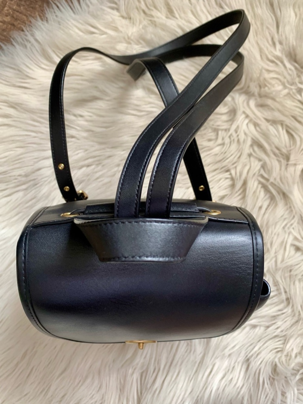 Coach Originals Turnlock Backpack Leather Black - Picture 8 of 15